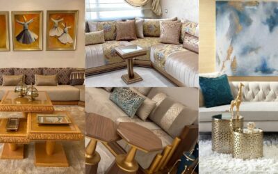 Salon marocain doré : le salon qui s’adapte à tous les styles