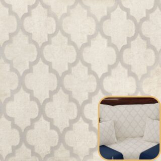 Tissu canapé marocain Asma beige